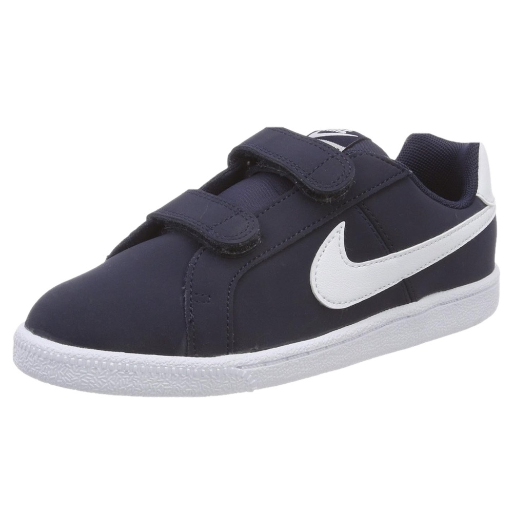 Nike Court Royale Navy White Velcro Preschooler 10.5C Running Shoes Sneakers